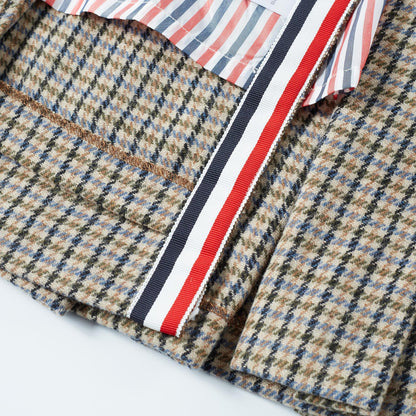 Cotton and wool knitted cardigan