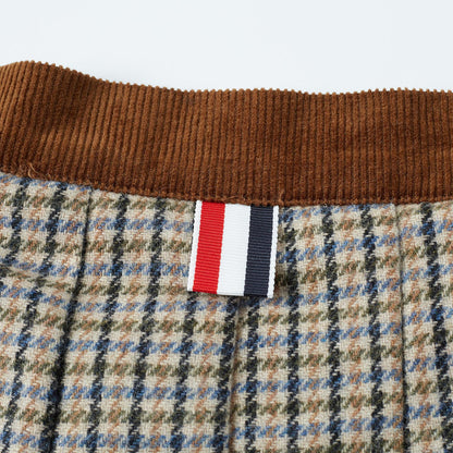 Cotton and wool knitted cardigan