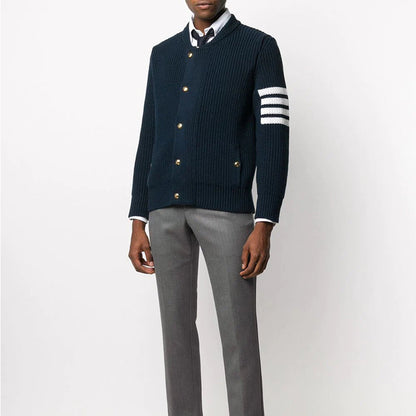 Knitted sweater coat