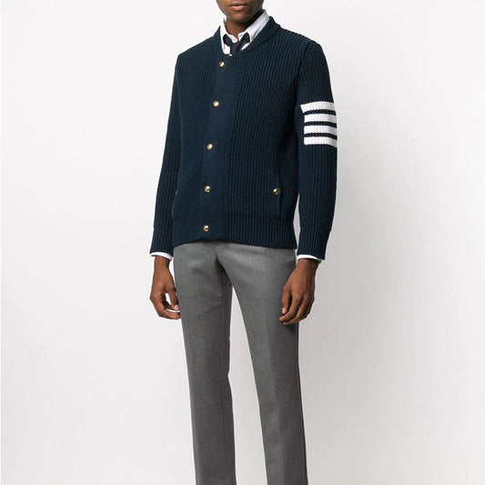 Knitted sweater coat