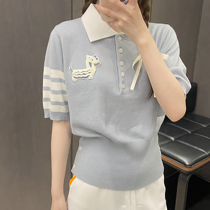 Women puppy POLO shirt