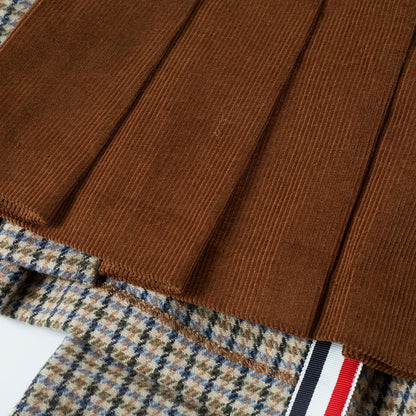 Cotton and wool knitted cardigan