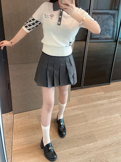 Four-pole POLO shirt