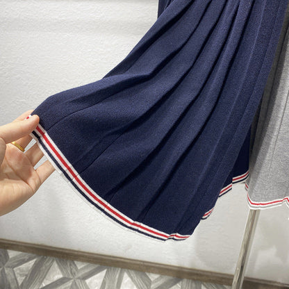 2025 Knitted pleated skirt
