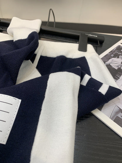 2025 Knitted skirt suit