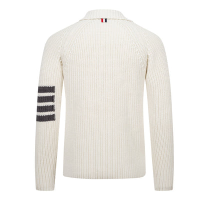 Knitted sweater coat