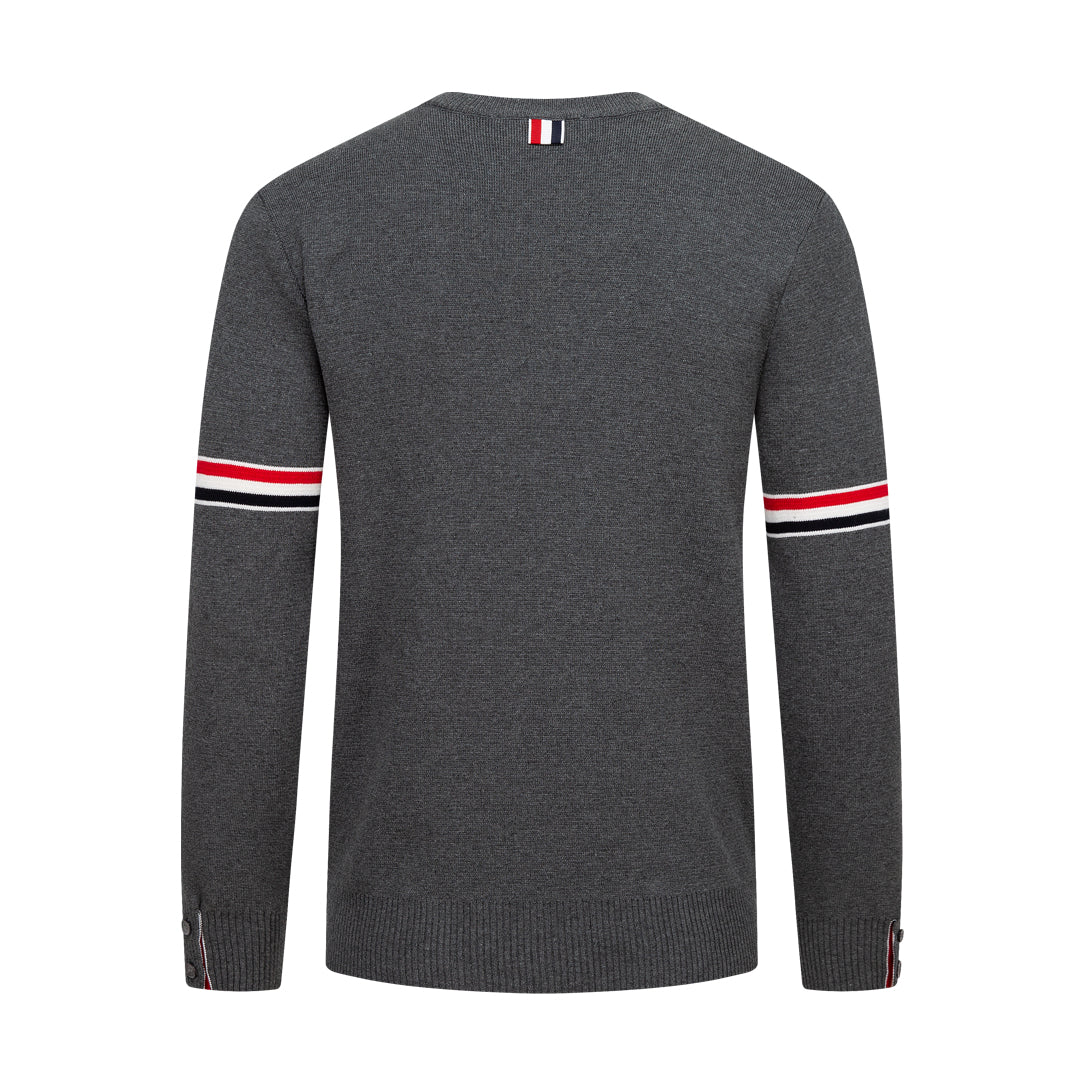 Round neck wool sweater