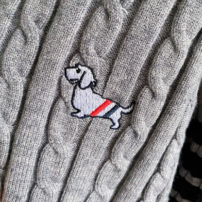 2025 Puppy Knitted Cardigan