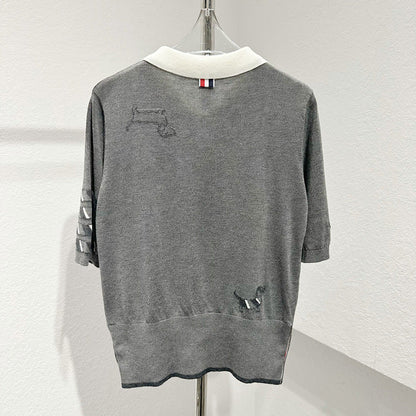 Four-pole POLO shirt