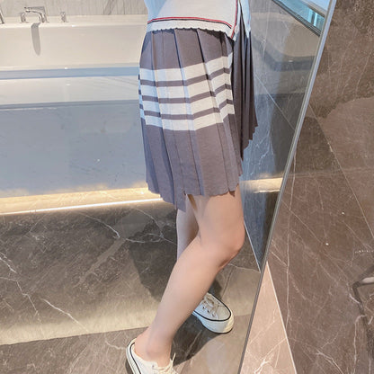 2025 Knitted pleated skirt