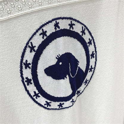 2025  Four-bar knit skirt