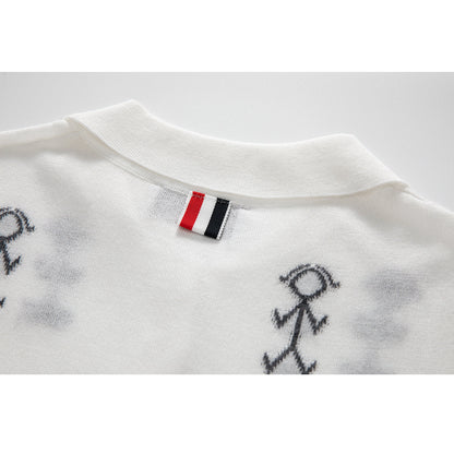 Women Stickman POLO shirt