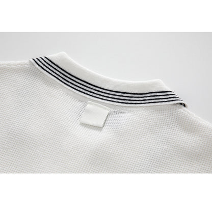 Women stripe POLO shirt