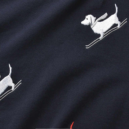 Puppy Embroidery Sweatshirt