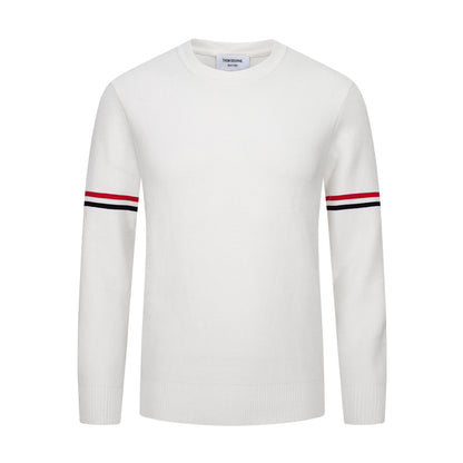 Round neck wool sweater