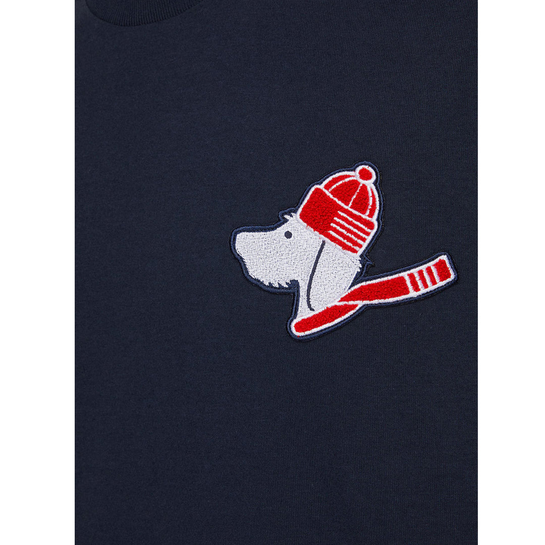 Puppy embroidery T-shirt