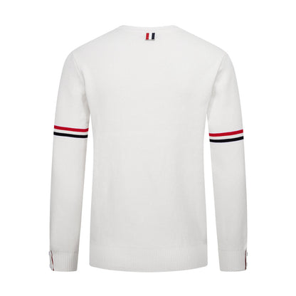 Round neck wool sweater