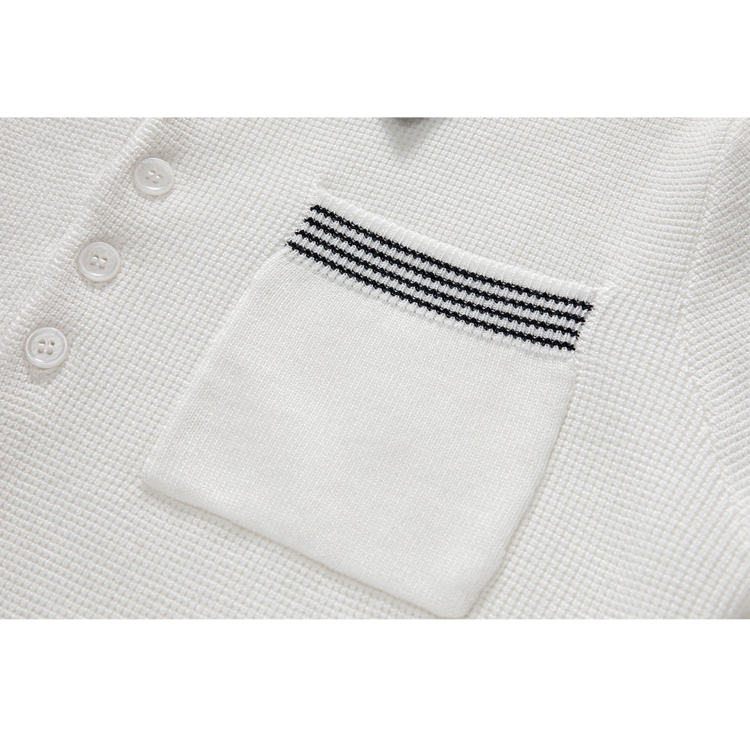 Women stripe POLO shirt