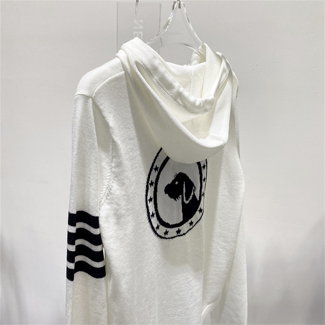 2025  Knitted Hoodie