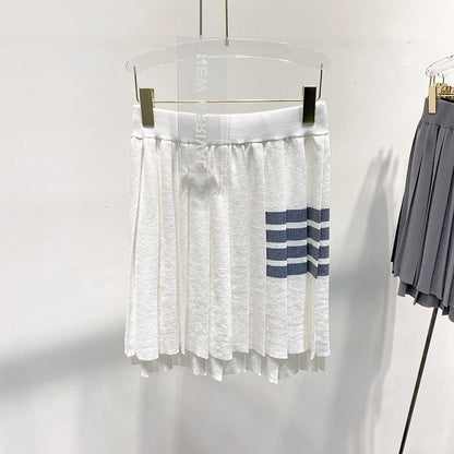 2025 Knitted pleated skirt