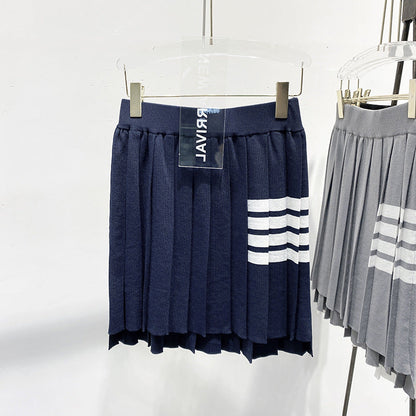 2025 Knitted pleated skirt