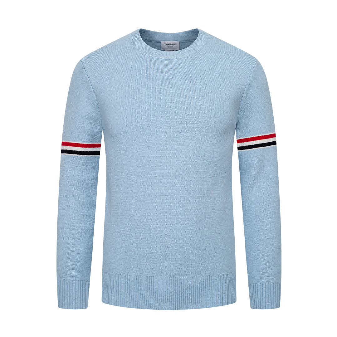 Round neck wool sweater