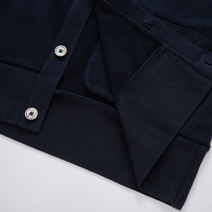 Button Cardigan Sweatshirt