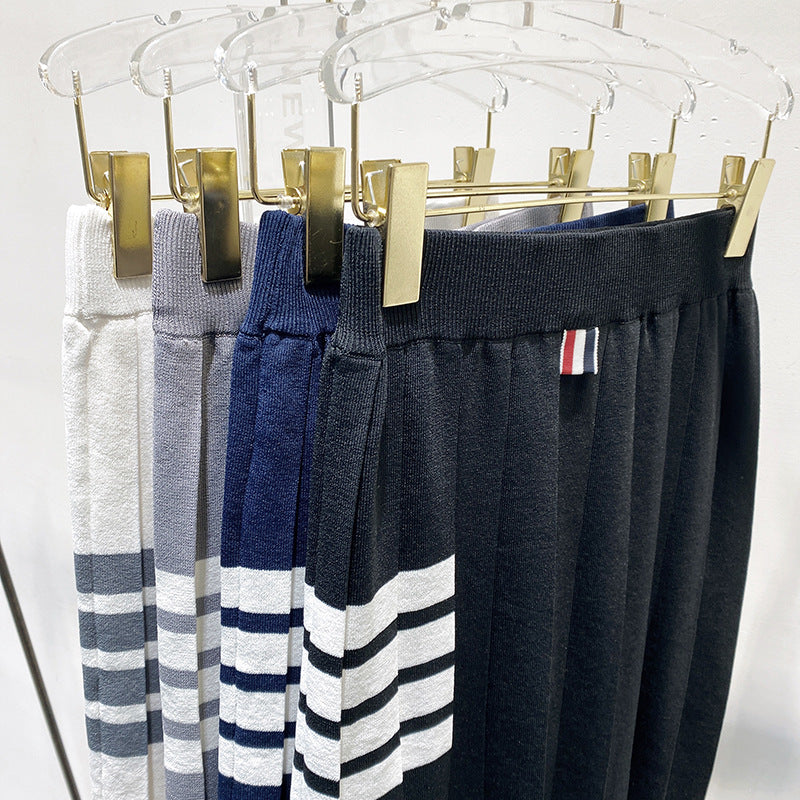 2025 Knitted pleated skirt