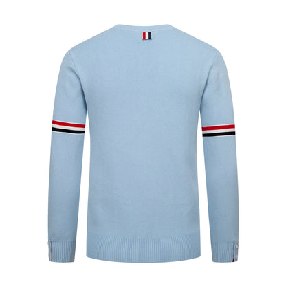 Round neck wool sweater