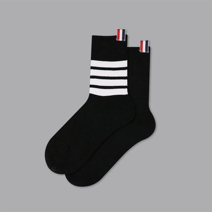 2025 Four stripe socks