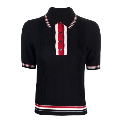 Women Ribbon POLO shirt