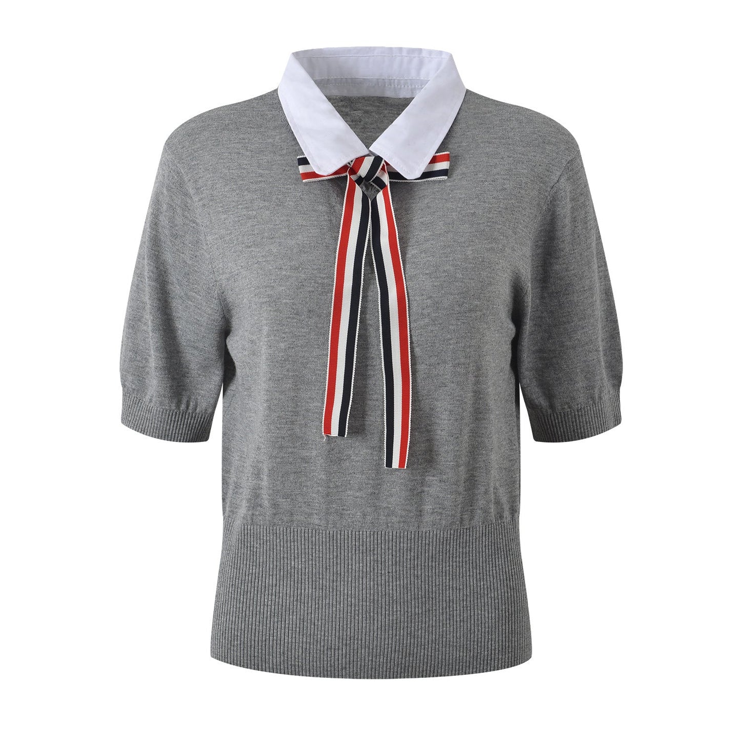 Women Ribbon POLO shirt