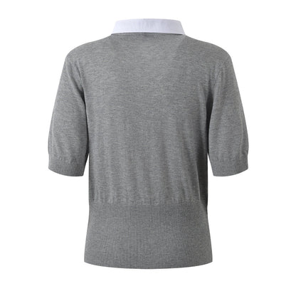 Women Ribbon POLO shirt