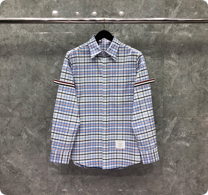 2025 Plaid business shirt
