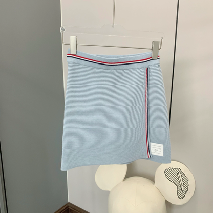 2025 knitted short-sleeved cardigan