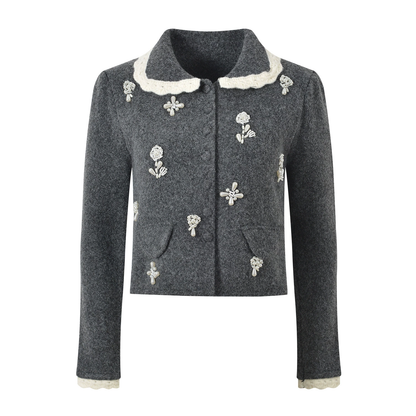 2025 Peter Pan collar suit dress