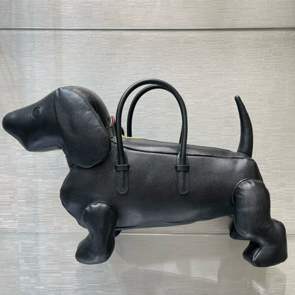 2025  Premium Cowhide Dachshund Tote Bag