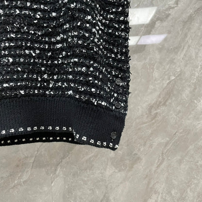 2025 Chunky knit polo shirt